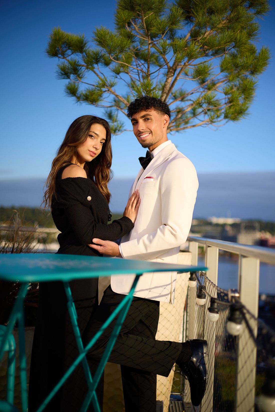 Couple face à l'objectif